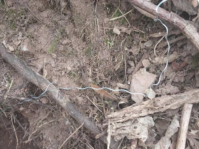 ​The snares were found on Balmashanner hill near Forfar. (Pic: Police Scotland)