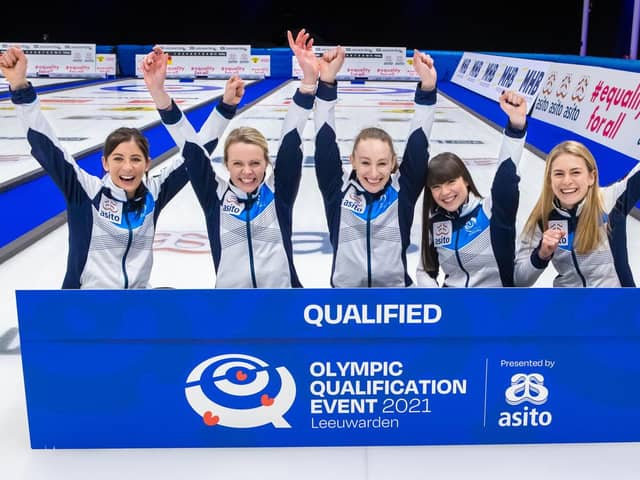 The curlers have booked Team GB's place at the Winter Olympics. Pic by WCF/Steve Seixeiro