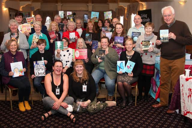 The authors who attended Brechin Book Festival at the Northern Hotel last weekend. Pic: Wallace Ferrier