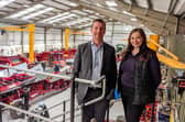 Angus MP Dave Doogan is pictured with Alison Patterson of ScanStone.