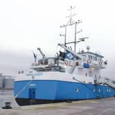 ​Prima Queen, showing her port of registry as Borga (Finland).