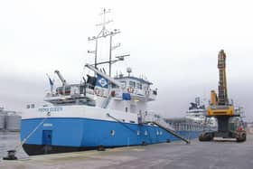 ​Prima Queen, showing her port of registry as Borga (Finland).